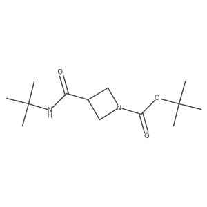Tert-butyl 3-(tert-butylcarbamoyl)azetidine-1-carboxylate Structure