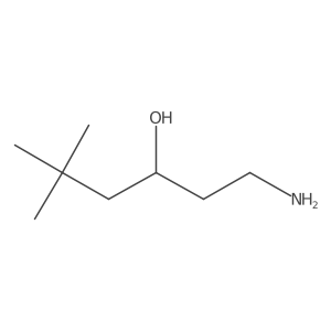 (3R)-1-amino-5,5-dimethylhexan-3-ol Structure
