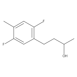 (2S)-4-(2,5-difluoro-4-methylphenyl)butan-2-ol结构式