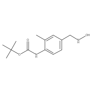 tert-butyl N-{4-[(hydroxyamino)methyl]-2-methylphenyl}carbamate结构式