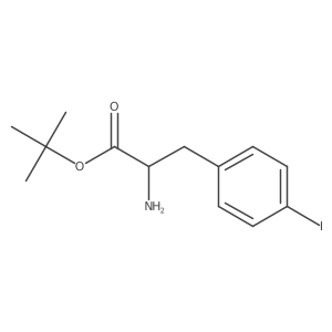 4-Iodophenylalanine tert-butyl ester Structure