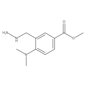Methyl 4-(dimethylamino)-3-(hydrazinylmethyl)benzoate结构式