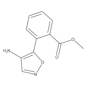 Methyl 2-(4-amino-1,2-oxazol-5-yl)benzoate结构式