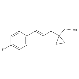 {1-[3-(4-Fluorophenyl)prop-2-en-1-yl]cyclopropyl}methanol Structure