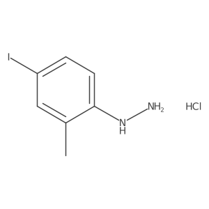 (4-Iodo-2-methylphenyl)hydrazine;hydrochloride Structure