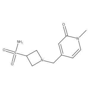1-[(1,2-Dihydro-1-methyl-2-oxo-4-pyridinyl)methyl]-3-azetidinesulfonamide Structure