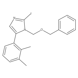1-((Benzyloxy)methyl)-5-(2,3-dimethylphenyl)-2-iodo-1H-imidazole结构式