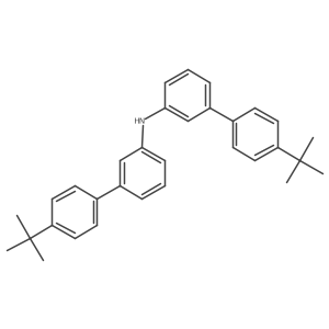 Bis(4'-(tert-butyl)-[1,1'-biphenyl]-3-yl)amine结构式