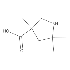 3,5,5-trimethylpyrrolidine-3-carboxylic acid Structure
