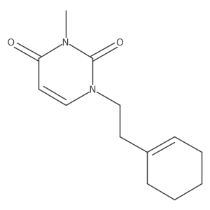 1-[2-(Cyclohex-1-en-1-yl)ethyl]-3-methyl-1,2,3,4-tetrahydropyrimidine-2,4-dione结构式