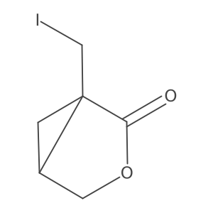 (1R,5R)-1-(Iodomethyl)-3-oxabicyclo[3.1.0]hexan-2-one结构式