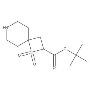 Tert-butyl 1,1-dioxo-1lambda6-thia-7-azaspiro[3.5]nonane-2-carboxylate Structure