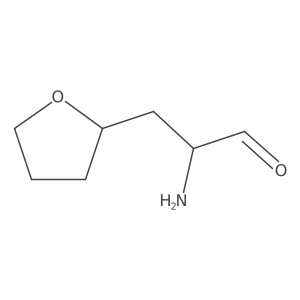 2-Amino-3-(oxolan-2-yl)propanal Structure