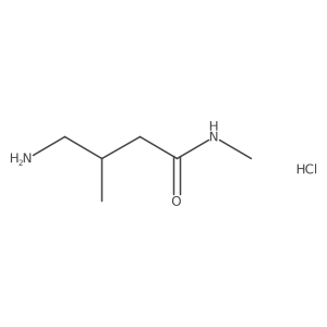 4-amino-N,3-dimethylbutanamide hydrochloride Structure
