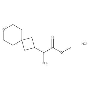 Methyl 2-amino-2-{7-oxaspiro[3.5]nonan-2-yl}acetate hydrochloride结构式