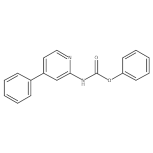 Phenyl (4-phenylpyridin-2-yl)carbamate结构式