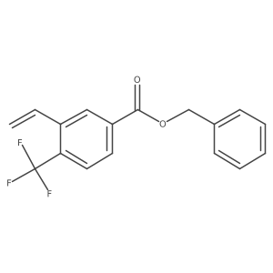 Benzyl 4-(trifluoromethyl)-3-vinylbenzoate Structure
