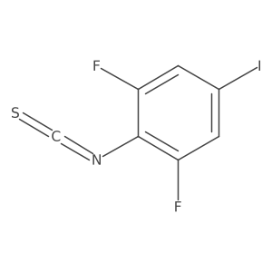 2,6-Difluoro-4-iodophenyl Isothiocyanate结构式