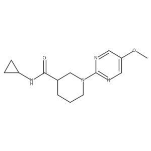 N-cyclopropyl-1-(5-methoxypyrimidin-2-yl)piperidine-3-carboxamide Structure