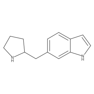 6-[(pyrrolidin-2-yl)methyl]-1H-indole Structure