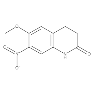 6-methoxy-7-nitro-3,4-dihydroquinolin-2(1H)-one Structure