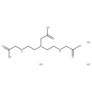 2,2'-((((Carboxymethyl)azanediyl)bis(ethane-2,1-diyl))bis(azanediyl))diacetic acid trihydrochloride Structure