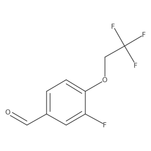 3-Fluoro-4-(2,2,2-trifluoroethoxy)benzaldehyde Structure