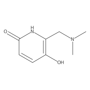 6-[(dimethylamino)methyl]-5-hydroxy-1H-pyridin-2-one结构式