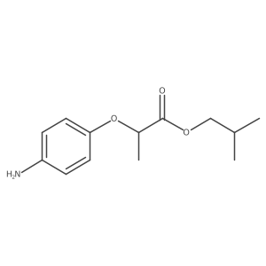 2-Methylpropyl 2-(4-aminophenoxy)propanoate Structure