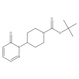 tert-butyl 4-(6-oxo-1(6H)-pyridazinyl)-1-piperidinecarboxylate Structure