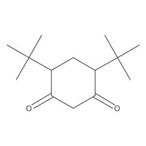 (4R,6R)-4,6-Di-tert-butylcyclohexane-1,3-dione Structure