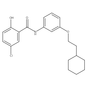 5-Chloro-N-[3-(2-cyclohexylethoxy)phenyl]-2-hydroxybenzamide结构式