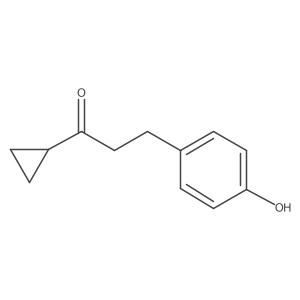 1-Cyclopropyl-3-(4-hydroxyphenyl)-1-propanone结构式