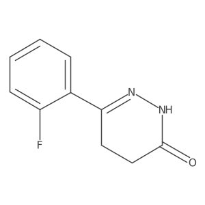 6-(2-fluorophenyl)-4,5-dihydropyridazin-3(2H)-one结构式