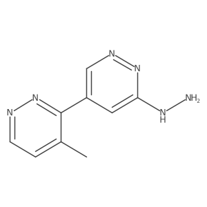 6'-Hydrazino-4-methyl-3,4'-bipyridazine结构式