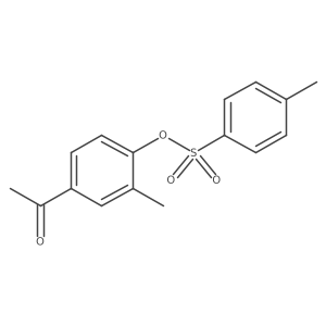 4-Acetyl-2-methylphenyl 4-methylbenzenesulfonate结构式