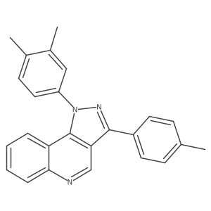 1-(3,4-dimethylphenyl)-3-(4-methylphenyl)-1H-pyrazolo[4,3-c]quinoline Structure