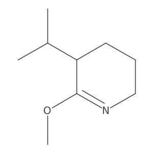 6-Methoxy-5-(propan-2-yl)-2,3,4,5-tetrahydropyridine结构式