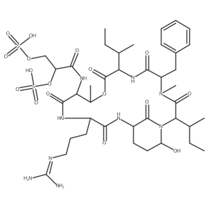 cyanopeptolin SS结构式