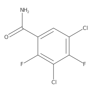 3,5-Dichloro-2,4-difluorobenzamide Structure