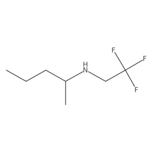 (Pentan-2-yl)(2,2,2-trifluoroethyl)amine结构式
