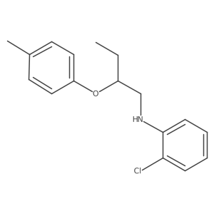 2-Chloro-N-[2-(4-methylphenoxy)butyl]aniline结构式