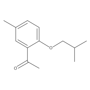 1-(2-Isobutoxy-5-methylphenyl)ethanone结构式