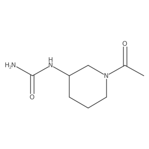 N-(1-acetyl-3-piperidinyl)urea Structure