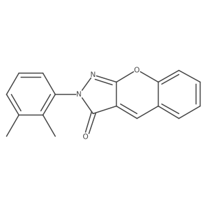 2-(2,3-dimethylphenyl)-2H,3H-chromeno[2,3-c]pyrazol-3-one Structure