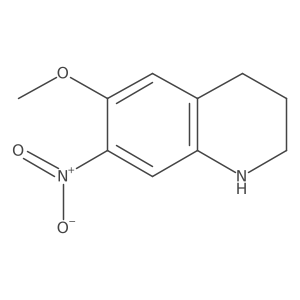 6-(Methyloxy)-7-nitro-1,2,3,4-tetrahydroquinoline结构式