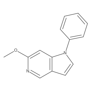 6-Methoxy-1-phenylpyrrolo[3,2-c]pyridine Structure