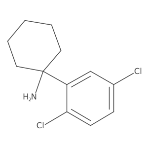 1-(2,5-Dichlorophenyl)cyclohexan-1-amine Structure