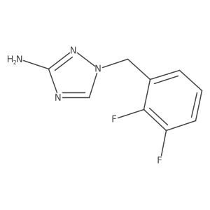 1-(2,3-Difluorobenzyl)-1h-1,2,4-triazol-3-amine Structure