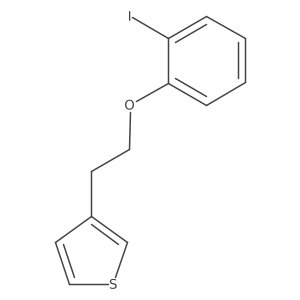 3-(2-(2-Iodophenoxy)ethyl)thiophene结构式